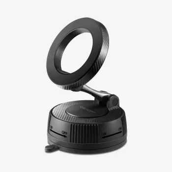 SPIGEN MFT36 VacuumLock Magnetic MagSafe Βάση Αυτοκινήτου για Ταμπλό Μαύρο