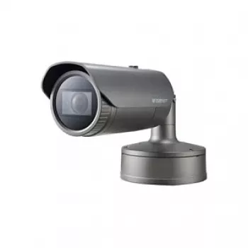 Hanwha Techwin XNO-9082R 8MP 4K Bullet IP κάμερα ασφαλείας με μοτοριζόμενο Varifocal φακό, 50m IR, IP66, IK10, PoE