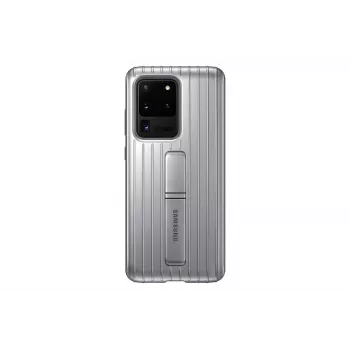 Samsung Galaxy S20 Ultra θήκη Protective Standing ασημί