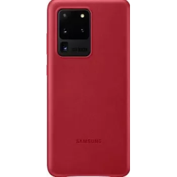 Samsung Galaxy S20 Ultra θήκη δερμάτινη κόκκινο