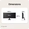 LG UltraWide 34U601B-B.AEUQ 34 inch WQHD VA Curved οθόνη, 120Hz
