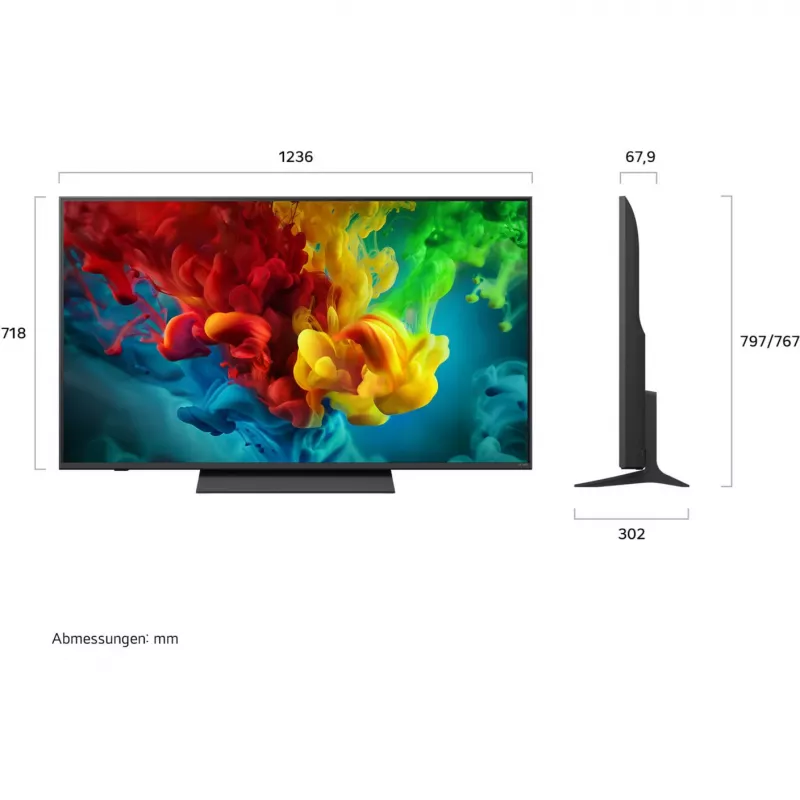 LG 55QNED83B6A 55 inch 4K QNED Smart TV με Mini LED και επεξεργαστή α7 Gen5 AI