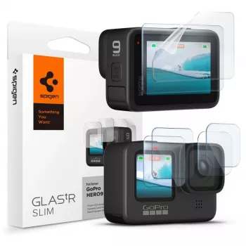 Spigen Glas.TR Slim + Film 2-Set Screen & Lens Protector Kit για GoPro Hero 12/11/10/9 (2 σετ)