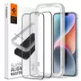 Spigen AlignMaster Glass Full Coverage Screen Protector για Apple iPhone 13/13 Pro/14/16E/17E μαύρο (συσκευασία 2 τεμ.)