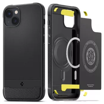 Spigen Rugged Armor Mag MagSafe Θήκη iPhone 14 Ματ μαύρο