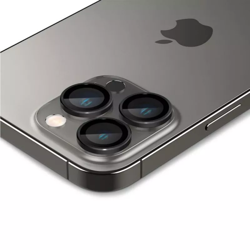 Spigen Optik.TR EZ Fit Camera Protector 2-Pack για iPhone 14 Pro / 14 Pro Max - μαύρο