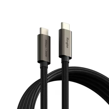 RINGKE USB 3.2 Gen 2x2 Type-C Καλώδιο PD 240W 200cm Μαύρο
