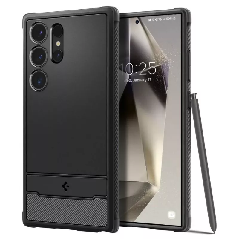 Spigen Rugged Armor Case για Samsung Galaxy S24 Ultra - Ματ Μαύρο