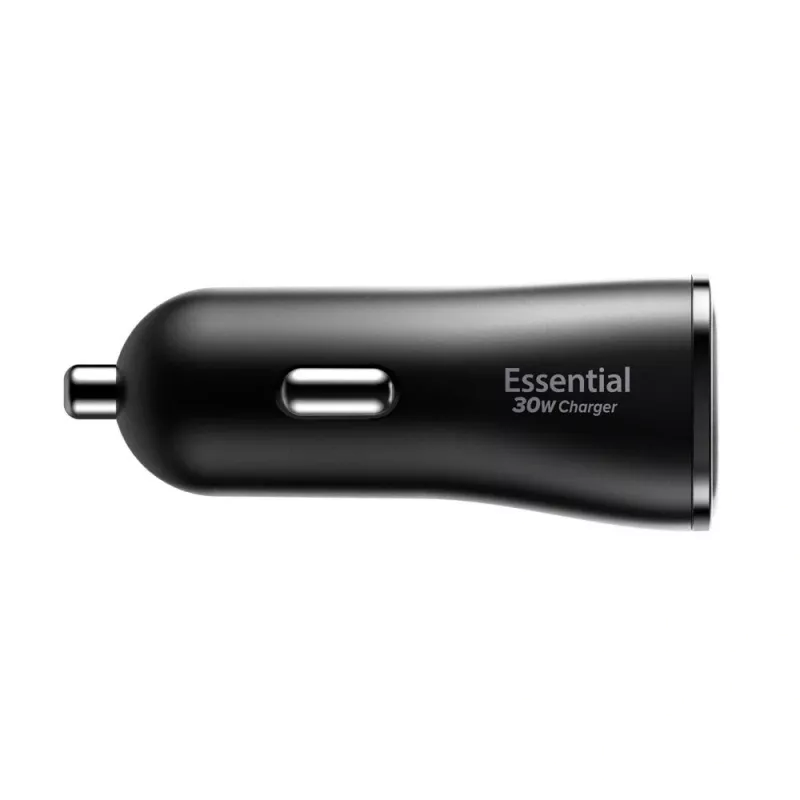 SPIGEN Essential EV302 Φορτιστής Αυτοκινήτου 2 Θυρών 30W Μαύρο