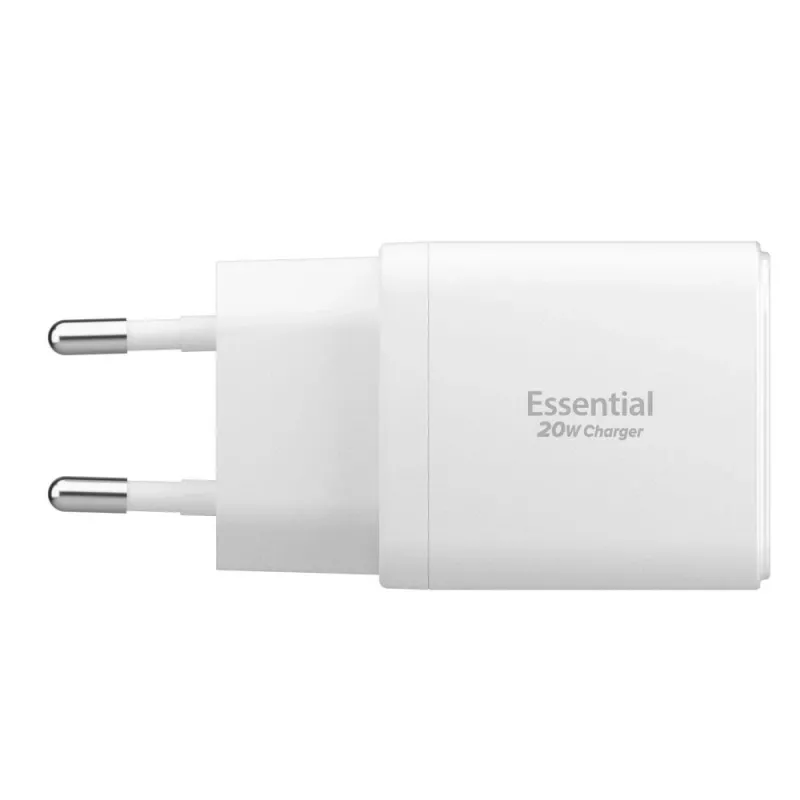 SPIGEN ESSENTIAL EE202EU 2-PORT NETWORK CHARGER 20W WHITE