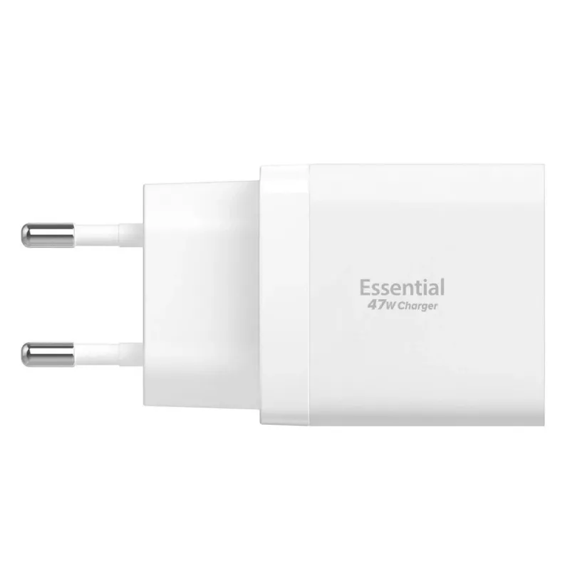 SPIGEN ESSENTIAL EE472EU 2-Port Φορτιστής δικτύου 47W Λευκό