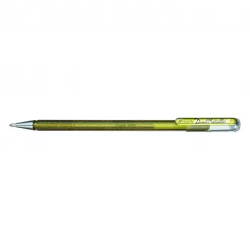 Pentel Hybrid Dual Metallic στυλό gel - χρυσό - 1,0 mm - με καπάκι