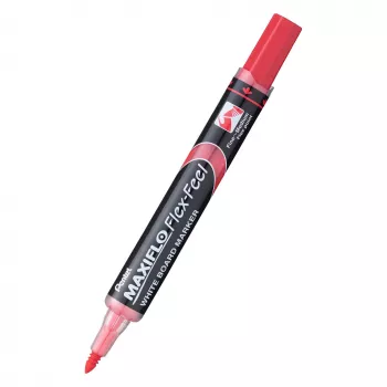 Pentel Maxiflo Flex-Feel μαρκαδόρος λευκού πίνακα MWL5SBF-BX κόκκινο