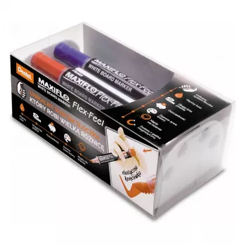 Pentel Maxiflo Flex-Feel μαρκαδόρος λευκού πίνακα MWL5SBF-BX κόκκινο