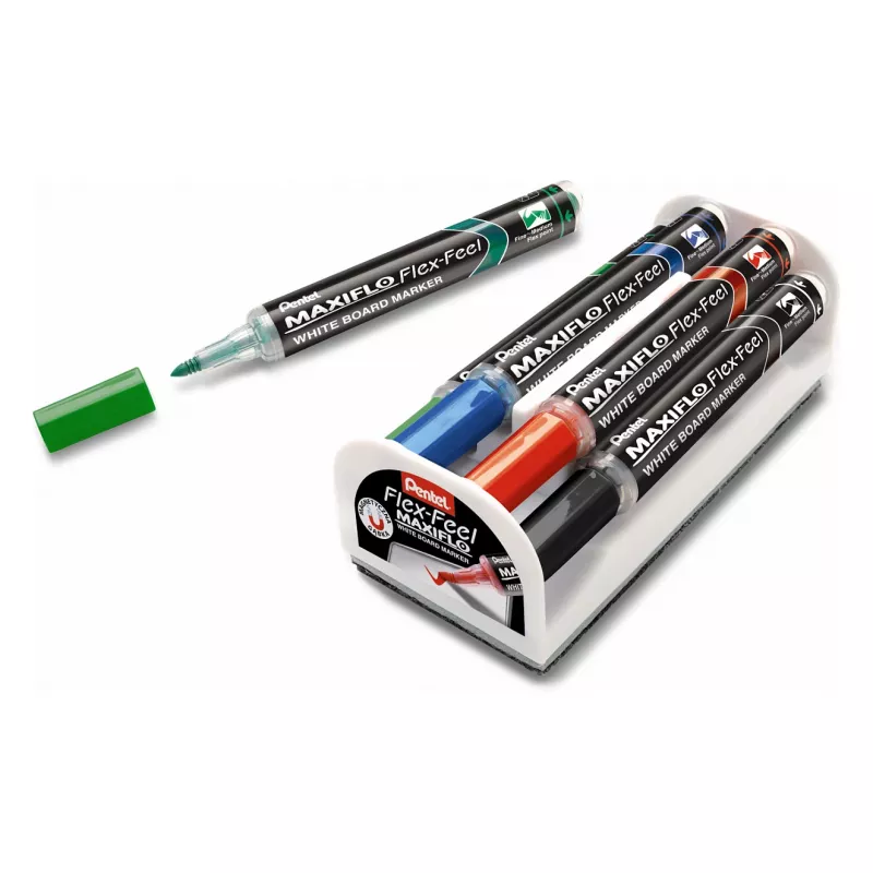 Pentel Maxiflo Flex-Feel μαρκαδόρος λευκού πίνακα MWL5SBF-CX μπλε