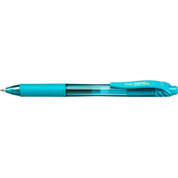 Pentel EnerGel X Ανασυρόμενο Gel Στυλό - Τιρκουάζ - 0,7 mm - Μεσαία μύτη - Αμφίχειρο