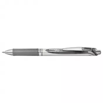 Pentel EnerGel BL77-NX Ανασυρόμενο Gel Στυλό - Γκρι μελάνι - 0,7 mm - Επαναγεμιζόμενο