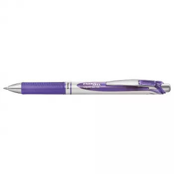 Pentel Energel BL77 Ανασυρόμενο Gel Στυλό - Μωβ - 0,7 mm - Μελάνι με βάση το νερό