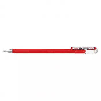 Pentel Mattehop Gel Στυλό 1,0 mm Κόκκινο