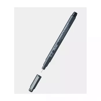 Pentel Fineliner Pigment 0,3 mm Μαύρο