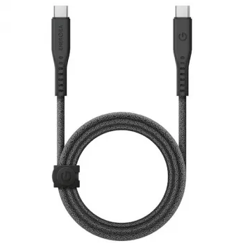 ENERGEA Flow Καλώδιο USB-C σε USB-C 1,5m Μαύρο 240W 5A PD Ταχεία Φόρτιση