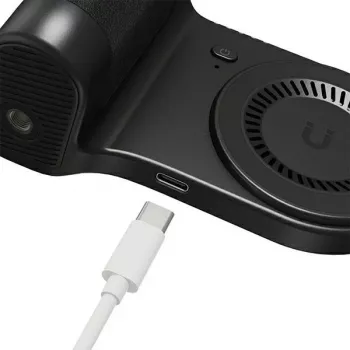 ENERGEA MagCam Grip PG-MCG5K-BLK Μαγνητική Λαβή Τηλεφώνου με Powerbank 5000mAh, Μαύρο