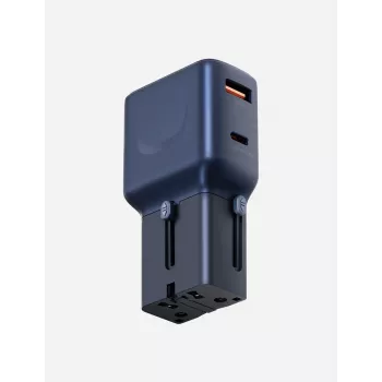 ENERGEA TravelGoAdapter 35 USB-A/USB-C 35W Μπλε