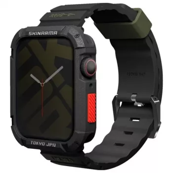 Skinarma Shokku λουράκι Apple Watch 45/44/42mm μαύρο