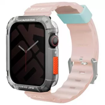 Skinarma Shokku Λουράκι Apple Watch 45/44/42mm Απαλό ροζ
