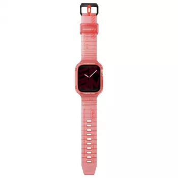 Skinarma Saido Λουράκι και προστατευτική θήκη 2 σε 1 για Apple Watch 45/44mm Κόκκινο