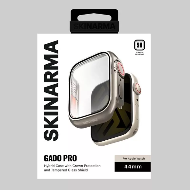 Skinarma Gado Pro Θήκη για Apple Watch 44 mm, Titanium
