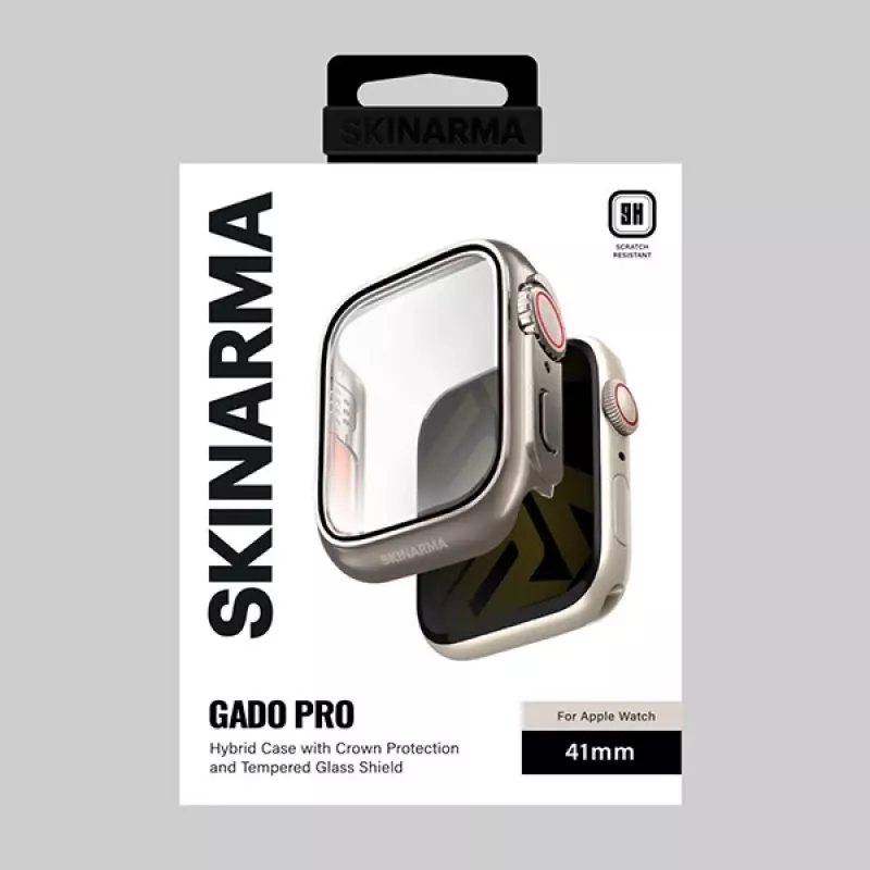 Skinarma Gado Pro Θήκη για Apple Watch 41mm - Titanium