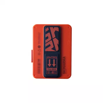 SKINARMA Mirage Spunk Θήκη πορτοφόλι με μαγνητικό grip και stand Orange