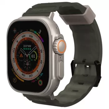 Skinarma Shokku Λουράκι για Apple Watch 49/45/44mm Dark Olive