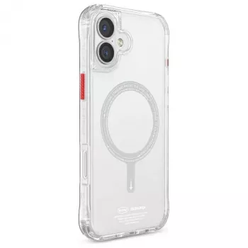 SKINARMA Saido Θήκη για iPhone 16 Plus 6,7 ίντσες Μαγνητικής Φόρτισης Διάφανη