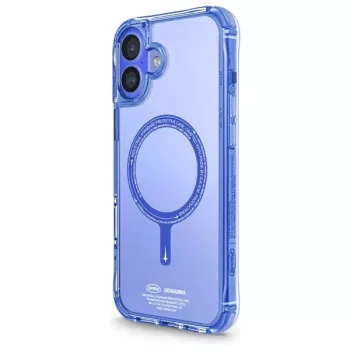 SKINARMA Saido Θήκη για iPhone 16 Plus 6,7 ίντσες, μαγνητική φόρτιση, Μπλε