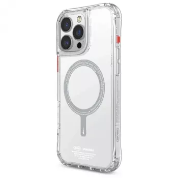 SKINARMA Saido Θήκη για iPhone 16 Pro 6,3 ίντσες Μαγνητικής Φόρτισης Διάφανη