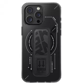 SKINARMA Helio iPhone 16 Pro 6.3 ίντσες Θήκη Μαγνητικής Φόρτισης + Grip Stand Μαύρη
