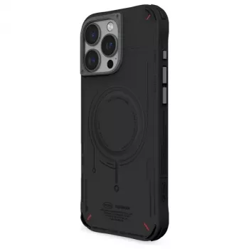 Skinarma Mecha Θήκη για iPhone 16 Pro 6,3 ίντσες, μαγνητική φόρτιση, Μαύρη