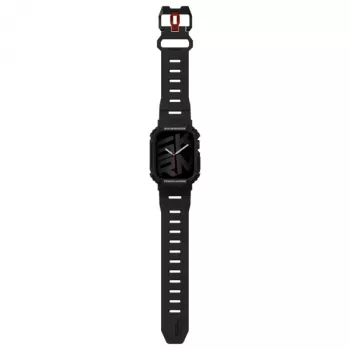SKINARMA Mecha Λουρί και Θήκη 2 σε 1 για Apple Watch 45/44mm Μαύρη