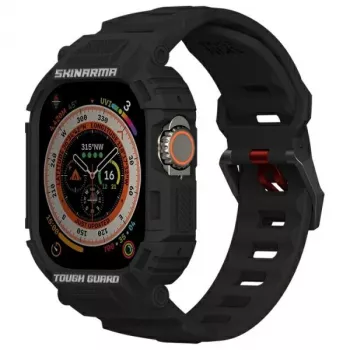 Skinarma Mecha 2in1 Θήκη και Λουράκι για Apple Watch Ultra 49mm - Μαύρο
