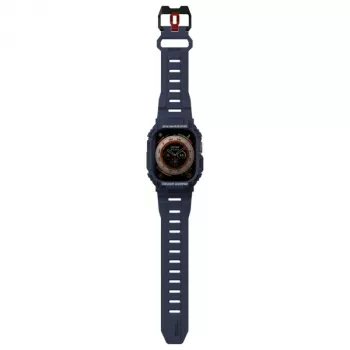 SKINARMA Mecha 2-in-1 θήκη με λουρί για Apple Watch Ultra 49mm μπλε ναυτικό