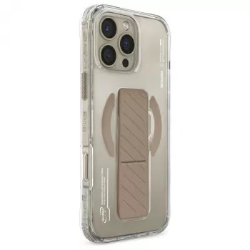 SKINARMA Axon Θήκη Μαγνητικής Φόρτισης + Βάση με Λαβή για iPhone 16 Pro 6,3 ίντσες - Champagner