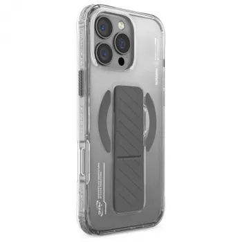 Skinarma Axon Θήκη για iPhone 16 Pro Max 6,9 ίντσες Μαγνητική Φόρτιση + Βάση με Λαβή Titanium