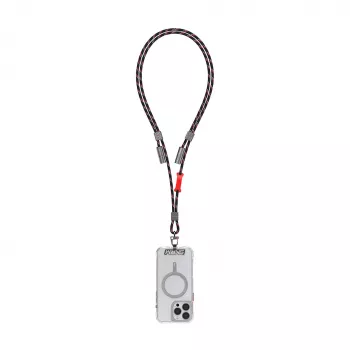 Skinarma Dyno Ve 2-in-1 Καλώδιο Lanyard USB-C σε USB-C, 80 cm, Μαύρο