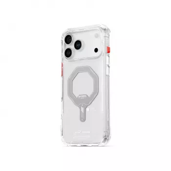SKINARMA Saido Μαγνητική Θήκη Φόρτισης για Apple iPhone 17 Pro, Διάφανη