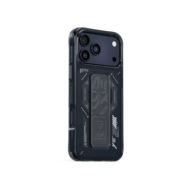 SKINARMA Helio Θήκη για iPhone 17 Pro Magnetic Charging + Grip Stand Graphite