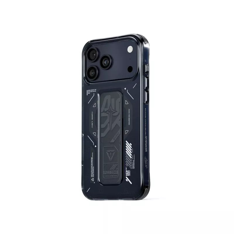 SKINARMA Helio Θήκη για iPhone 17 Pro Magnetic Charging + Grip Stand Graphite