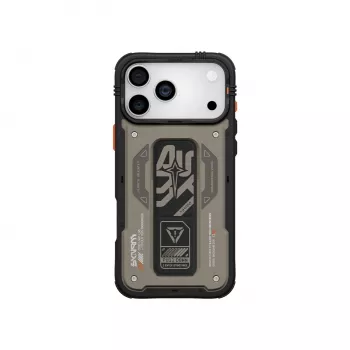 Skinarma Aegis Θήκη για iPhone 17 Pro Μαγνητική Φόρτιση + Βάση Λαβής Γκρι