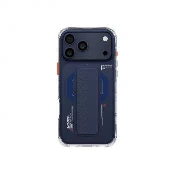 Skinarma Haxa Θήκη Μαγνητικής Φόρτισης + Grip Stand για Apple iPhone 17 Pro Max, Μπλε